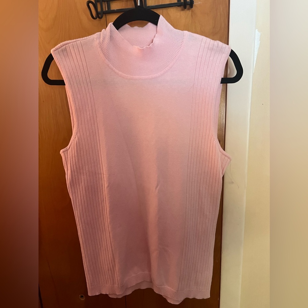 Liz Claiborne Villager sleeveless Mockneck top size 1x